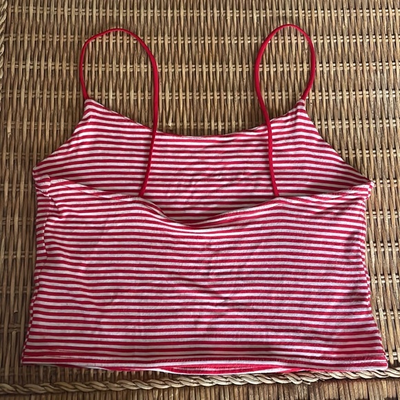 Red & White Striped Tank Top - Picture 2 of 3